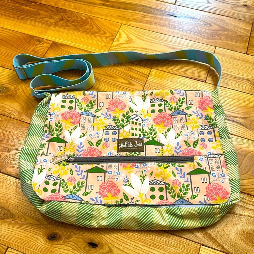 Matilda Jane Crossbody Messenger Bag, Mixed Print